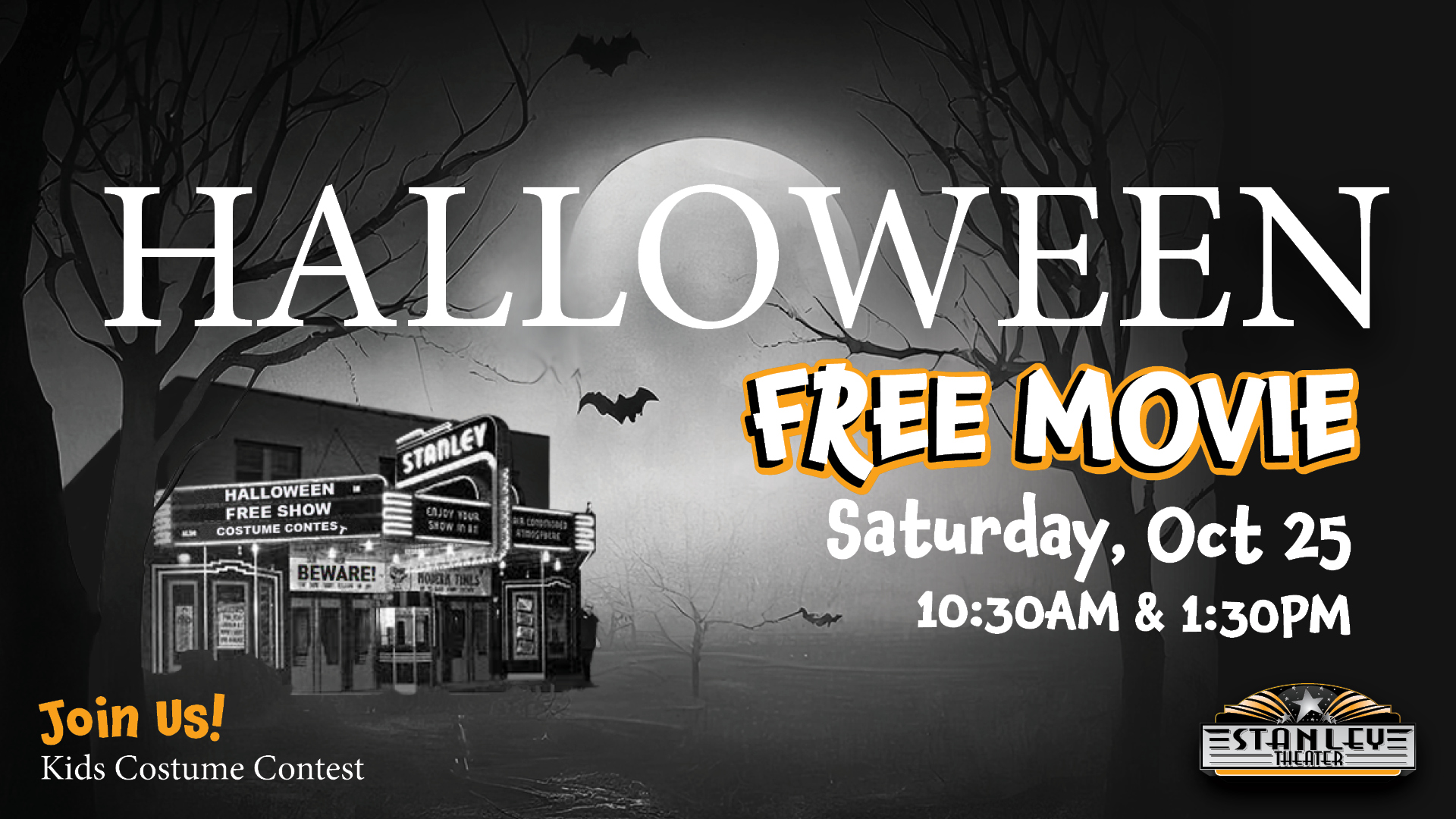 Stanley Theater Halloween Free Show Slides 1025 - 1